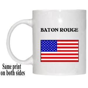  US Flag   Baton Rouge, Louisiana (LA) Mug 