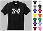 Class of 2012 Twenty Twelve Two Thousand Twelve T shirt