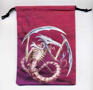 Picture above shows artwork on one side for the dice bag style offered 