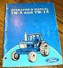 Ford TW 5 & TW 15 Tractor Operators Owners Manual
