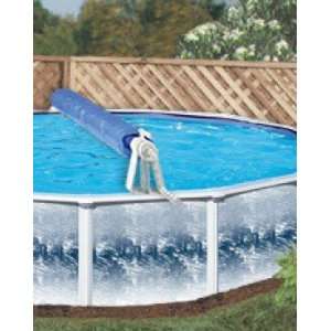  Good Solar Cover Reel for pools up to 18 ft. Wide and has 