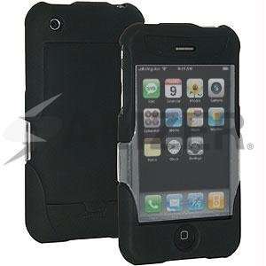  Amzer Rubberized Swill Case   Black Cell Phones 