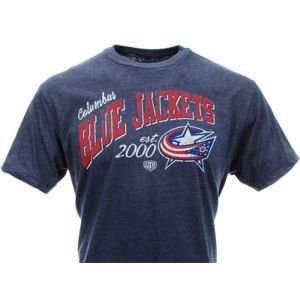   Blue Jackets Old Time Hockey NHL Bade T Shirt