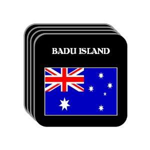  Australia   BADU ISLAND Set of 4 Mini Mousepad Coasters 
