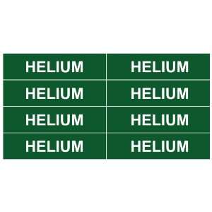 HELIUM ____Gas Pipe Tubing Labels__ 3/4 Height 