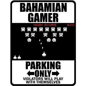 New  Bahamian Gamer   Parking Only ( Invaders Tribute   80S Game 