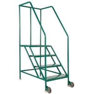 Mobile RL4 TR 4 Step Tilt and Roll Steel Rolling Ladder with Powder 