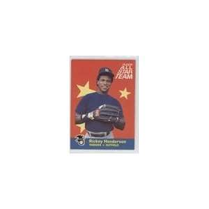 1986 Fleer All Stars #7   Rickey Henderson  Sports 
