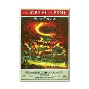  The Burning of Rome E. T. Paull Fridge Magnet Everything 