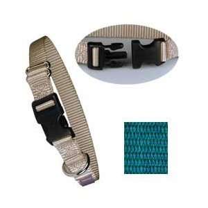  Quick Snap Collar   Small Wide Teal