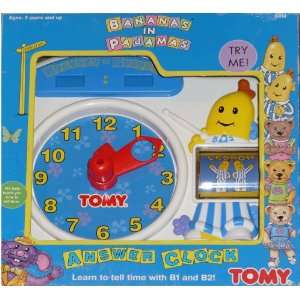  Bananas in Pajamas Answer Clock (Learn to Tell Time with 