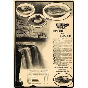   Shredded Wheat Biscuit Triscuit   Original Print Ad