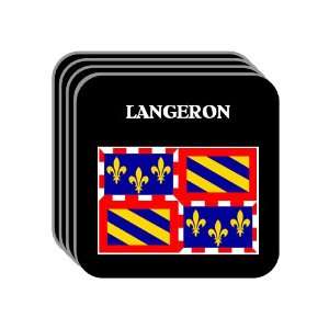  Bourgogne (Burgundy)   LANGERON Set of 4 Mini Mousepad 