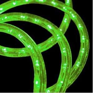  Lime Green 100 FT 110V 120V 2 Wire 1/2 LED Rope Light 