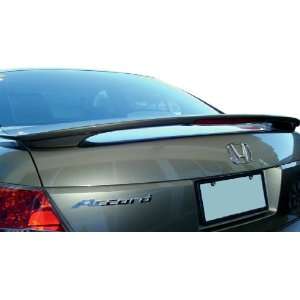 08 11 Honda Accord 4Dr Factory Style Spoiler W/ LED   Painted or 