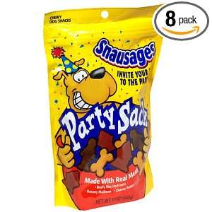 Snausages in a Blanket Party Sack, 12 Ounce Pouch (Pack of 8)  