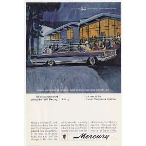 1965 Mercury Squaw Valley Lodge Tahoe City CA Print Ad  