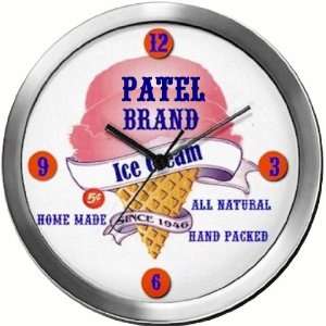 PATEL 14 Inch Ice Cream Metal Clock Quartz Movement 