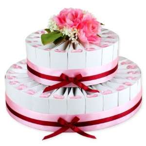   & Pink Favor Cakes   2 Tiers Wedding Favors