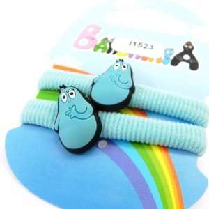  Pair of elastic Barbapapa blue. Jewelry