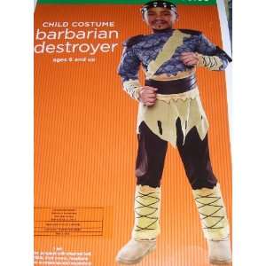  Child Costume Barbarian Destroyer M Medium 6   8 