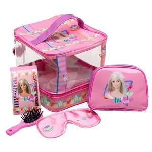 Barbie Slumber Party Sleepover Case   Set Includes Cosmetics 