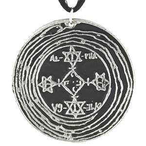  Solomons Magic Circle Pentagram Pentacle Necklace Pendant 