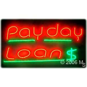 Neon Sign   Payday Loan   Extra Large Grocery & Gourmet Food