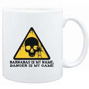  Mug White  Barnabas is my name, danger is my game  Male 
