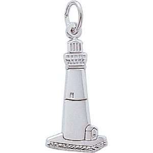   Rembrandt Charms Lighthouse, Barnegat Charm, Sterling Silver Jewelry
