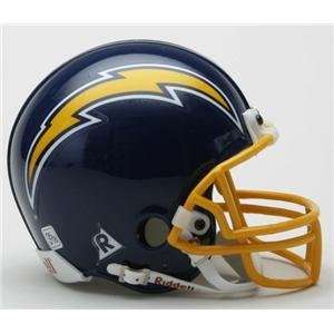 San Diego Chargers Miniature Replica NFL Throwback Helmet w/Z2B Mask 