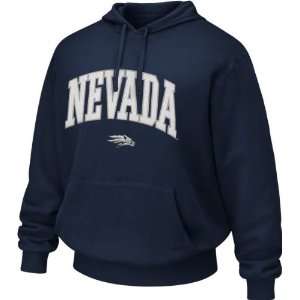  Nevada Wolf Pack Navy Tackle Twill Hooded Sweatshirt 
