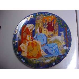  Lancelot and Guinevere Collector Plate 