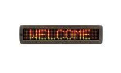 New One Line Indoor TRI COLOR RG Type LED Programmable Scrolling 