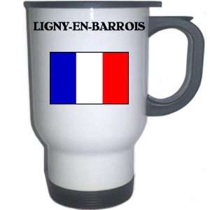  France   LIGNY EN BARROIS White Stainless Steel Mug 