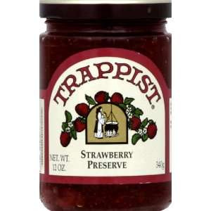 Trappist Preserves Strawberry 12.0 oz jar (Pack of 3)  