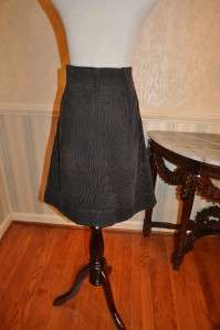 Womens Skirt Size 8 Brown Corduroy With Wide Belt  Cutie Box O 