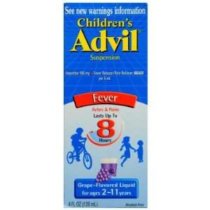  Childrens Advil Liquid   Grape, 4 oz Health & Personal 