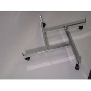  4 WAY BASE WITH CASTERS FOR GRID CHROME Lot of 2 Office 