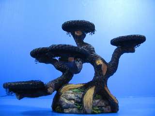   Aquarium Ornament Decor   Drift Wood plants moss stone tree  