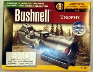 BUSHNELL TROPHY 1X32 RED DOT SIGHT 730132P 73 0132P NEW 029757730114 