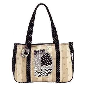  Laurel Burch Polka Dot Cats Shoulder Tote By The Each 
