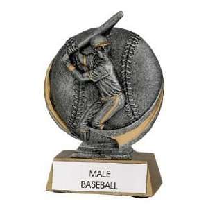  Baseball Trophies   5 INCH DISC TROPHY BASEBALL Sports 