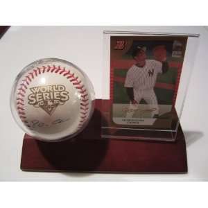 Cano Yankees 2009 World Series Ball Signed Autographed Baseball 