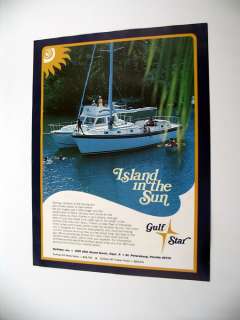 Gulfstar 43 ft Motorsailer & 36 ft Trawler Yacht Ad  