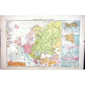   Map C1893 Ethnographic Europe Language Breton Basque