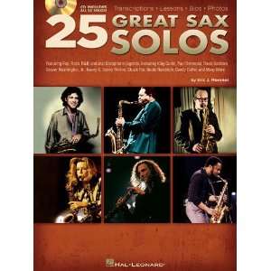  25 Great Sax Solos   Transcriptions · Lessons · Bios 