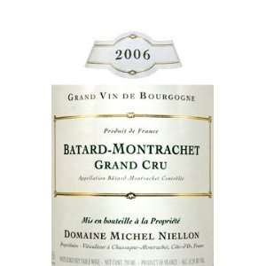  2006 Niellon Batard Montrachet Grand Cru 750ml 750 ml 
