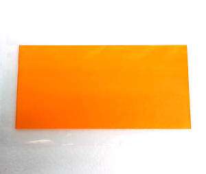 1pc Acrylic sheet 420x300x3mm Transparent Orange  