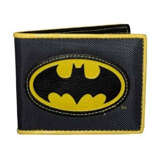 Batman Bat Symbol Applique Nylon Bifold Wallet by Batman